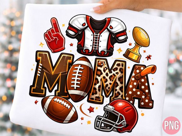 Elevating Game Day Style with a Premium Football Mom Sports Game Day PNG Shirt Design