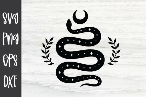 Evaluating the Mystical Snake with Moon SVG for Modern Boho Designs