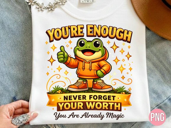 Funny Frog Mental Health Self Love PNG for Creators