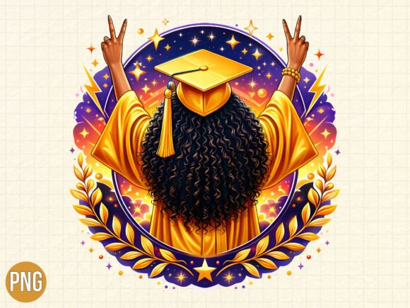Integrating the Class of 2026 Black Girl Graduate PNG into Professional Creative Workflows