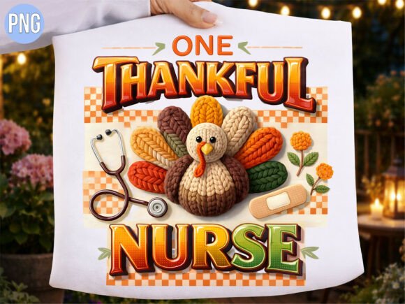 Integrating the One Thankful Nurse Turkey Thanksgiving Design into Your Creative Workflow