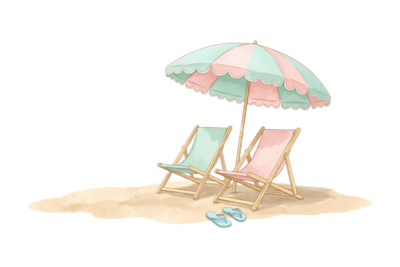 Pool Sitting PNG: Your Summer Party Design Essential
