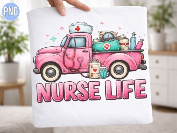 Retro Pink Truck Nurse Life PNG: A Creative Guide