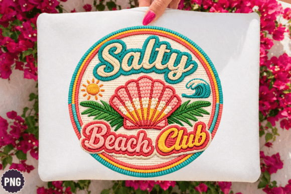 Unlocking Coastal Vibes: A Guide to the Salty Beach Club Seashell Badge PNG