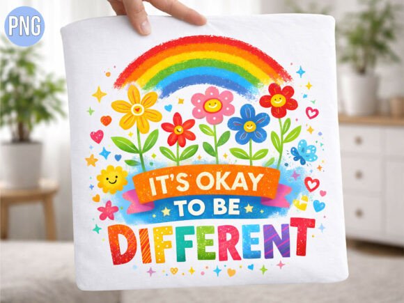 Unlocking Creative Potential with the It's Okay to Be Different Rainbow PNG for Modern Design